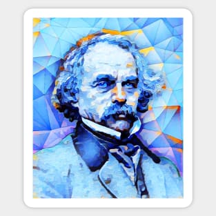 Nathaniel Hawthorne Portrait | Nathaniel Hawthorne Artwork | Nathaniel Hawthorne Painting 9 Sticker